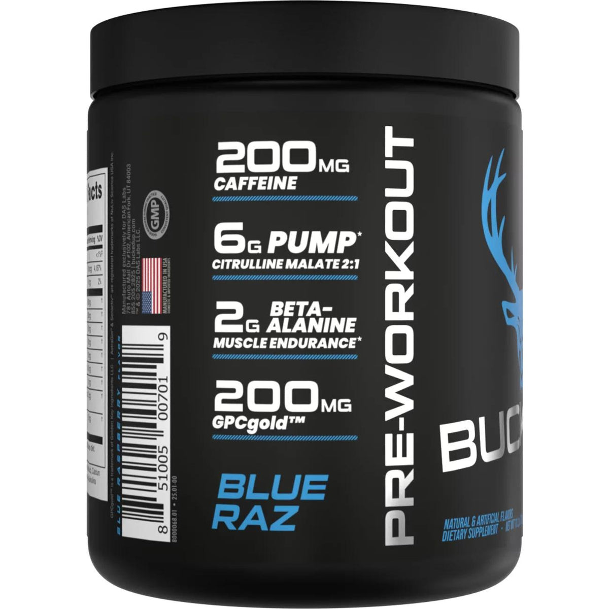 Bucked Up - Pre Workout (Blue Raz)