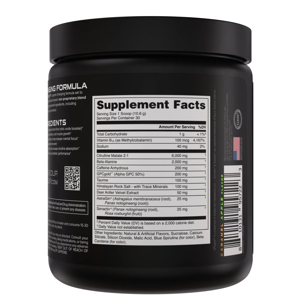 Bucked Up - Pre Workout (Peach Rings)